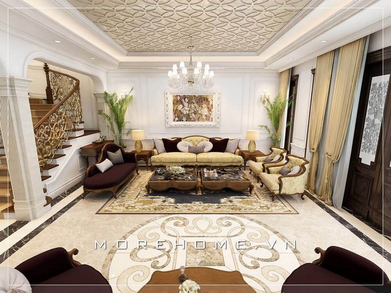 thiết kế phòng khách